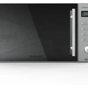 Microondas con grill – Cecotec ProClean 5120 Mirror, 700W, 5 niveles, Inicio automático, 20 l, Inox