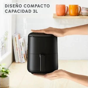 Freidora de aire – Moulinex Easy Fry Compact EZ1458, 1300 W, 3 L, 200 °C