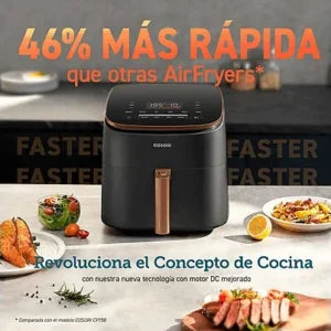 Freidora de aire – Cosori Turbo Blaze Chef Edition, 1725 W, 6 l, Hasta 230 °C