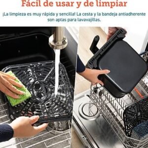 Freidora de aire – Cosori Dual Blaze Chef Edition, Doble resistencia, 1700 W, 6.4 L