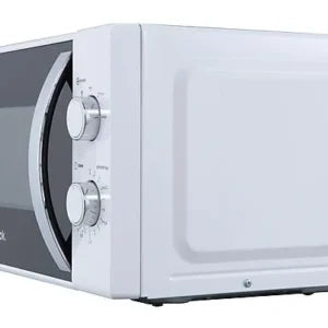 Microondas – OK OMW 2024-3 W, 700 W, 5 Niveles de Potencia, 20 l, Control Mecánico, Blanco