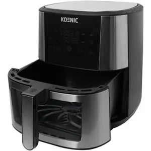 Freidora de aire – KOENIC KAF 71523 B, 1500 W, 7.2 l, 80-200°C, Panel táctil, Negro