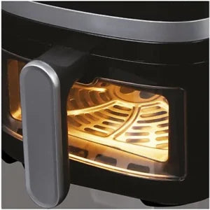 Freidora de aire – KOENIC KAF 41323 B, 1300 W, 3.7 l, Display táctil, Ventana transparente, Negro