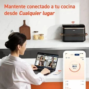 Freidora de aire – Cosori Dual Blaze Twinfry™ chef Edition, capacidad 10L, 2800W