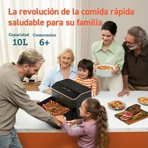 Freidora de aire – Cosori Dual Blaze Twinfry™ chef Edition, capacidad 10L, 2800W