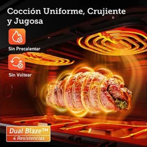 Freidora de aire – Cosori Dual Blaze Twinfry™ chef Edition, capacidad 10L, 2800W