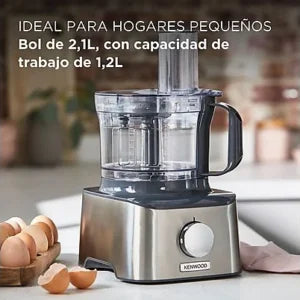 Picadora – Kenwood Multipro Compact FDM301SS, Procesador de alimentos, 800 W