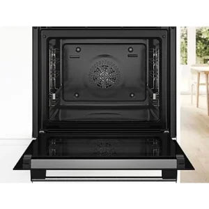 Horno – Bosch HBA574ES3, Multifunción, Pirolítico, 71 l, 59.4 cm, HotAir 3D,