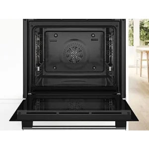 Horno – Bosch HBA514ES3, Serie 4, Multifunción, Limpieza por agua