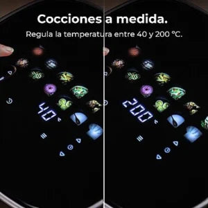 Freidora de aire – Cecotec Cecofry&Grill Duoheat 6500, 3 en 1, 6.5 l, Black