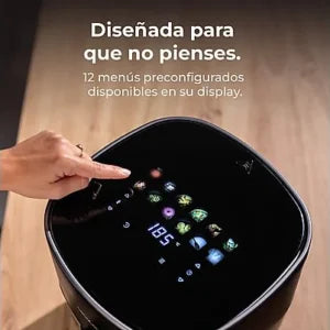 Freidora de aire – Cecotec Cecofry&Grill Duoheat 6500, 3 en 1, 6.5 l, Black