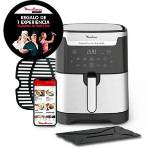 Freidora de aire – Moulinex Easy Fry & Grill XXL EZ801D, 6.5 L, Con Separador,