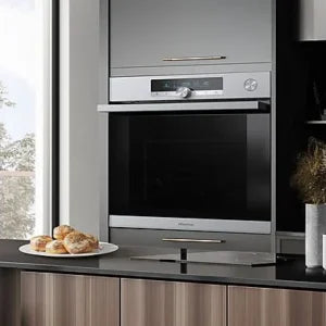 Horno integrable – Hisense BSA66334PX, 77 l, Pirolítico, 59.50 cm, Acero inoxidable antihuellas