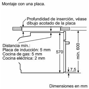 Horno – Balay 3HB5158B2, Multifunción, 71 l, Integrable, Limpieza por agua, Blanco