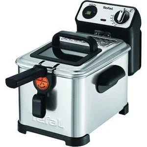 Freidora – Tefal FILTRA PRO 3L DIGITAL FR5111, 2400W, Zona fría, Acero inoxidable