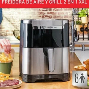 Freidora de aire – Moulinex Easy Fry & Grill XXL EZ801D, 6.5 L, Con Separador,