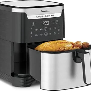 Freidora de aire – Moulinex Easy Fry & Grill XXL EZ801D, 6.5 L, Con Separador,