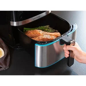 Freidora de aire – Cecotec Cecofry Full Inox Pro 5500 con Accesorios, 1700 W, 8 Modos, 5.5 l, Plata