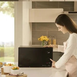 Microondas con grill – LG MH7265DPS, 1000 W, 5 niveles, Inverter, 32 l, Negro