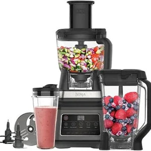 Procesador de alimentos – NINJA BN800EU, 1200 W, 1,8 l, Negro, Gris Piedra y Plateado