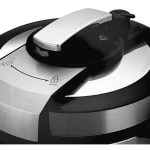 Olla Programable Robot – GRIDINLUX Elitechef Gourmet, 1000 W, 6 l, Plata y negro