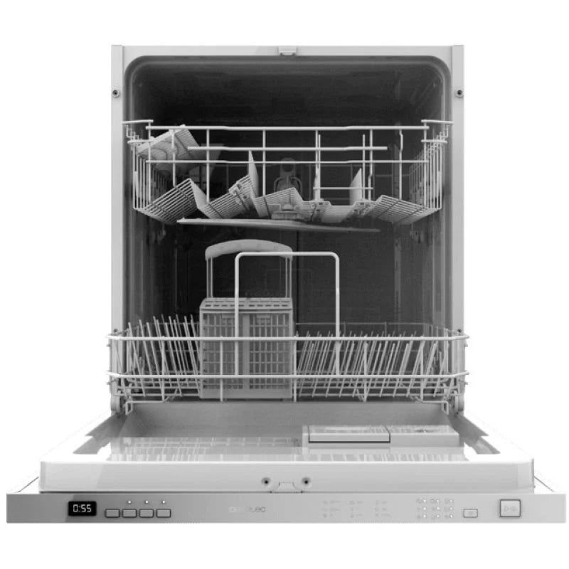 Cecotec Bolero Aguazero 6100 Full Built-in Lavavajillas Integrable 12 cu E Acero Inoxidable