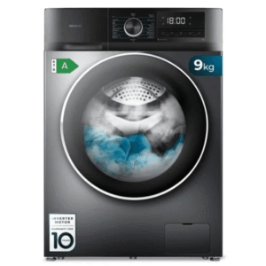 Lavadora Carga Frontal 9Kg A Acero Inoxidable Inverter