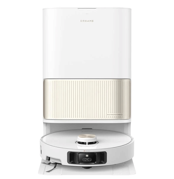 Dreame L40 Ultra Robot Aspirador y Friegasuelos con Vaciado Automático Blanco/Dorado