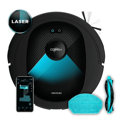 Cecotec Conga 7490 Ultimate Genesis Robot Aspirador y Friegasuelos WiFi