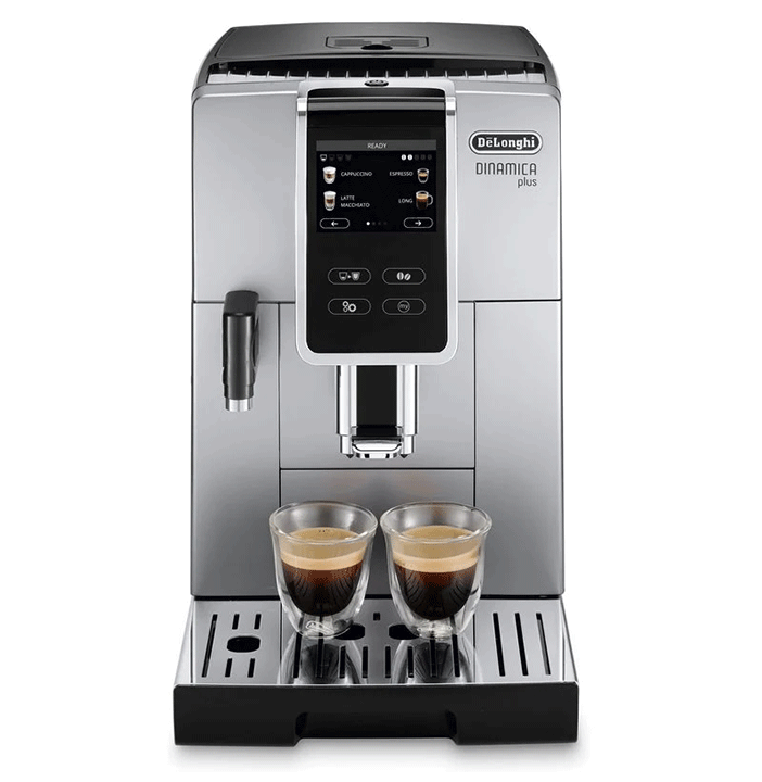 DeLonghi Dinamica Plus ECAM370.70.SB Cafetera Superautomática con Molinillo 19 Bares Plata