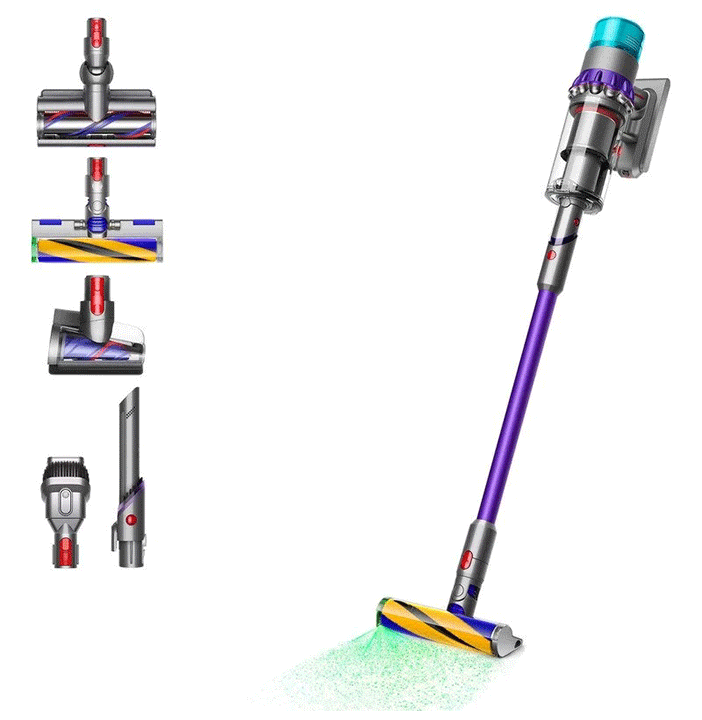 Dyson gen5detect Absolute Aspiradora Escoba/Mano sin Cable 280AW Níquel/Morado