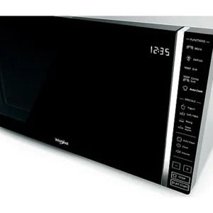 Microondas con grill – Whirlpool MWP 303 SB, 900W, 7 niveles, 30 l, Negro