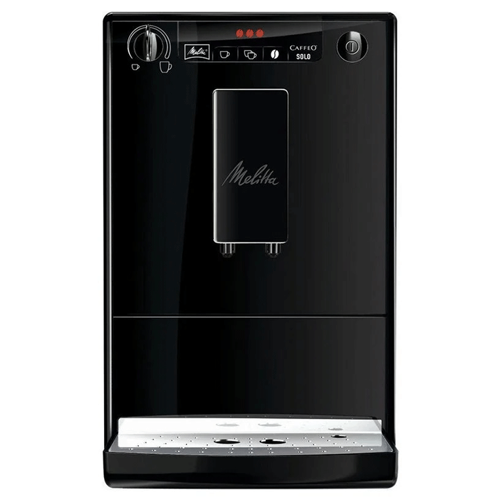 Melitta SOLO E950-222 Cafetera Superautomática Compacta con Molinillo Integrado 15 Bares Negra